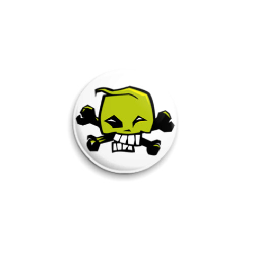 Значок 25мм skull1