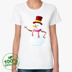 Женская футболка органик