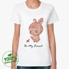 Женская футболка органик