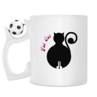 Кружка с футбольным мячиком