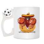 Кружка с футбольным мячиком