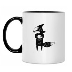 Кружка двухцветная