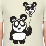 Панда с шариком