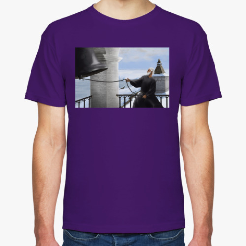 Футболка с принтом Звонарь