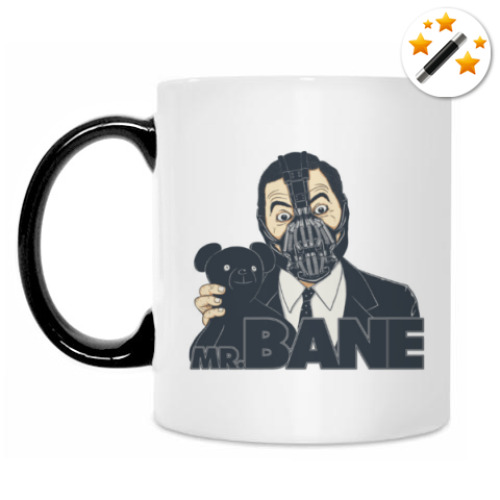 Кружка-хамелеон с принтом Bane