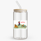 Банка с бамбуковой крышкой