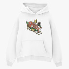 Толстовка худи оверсайз