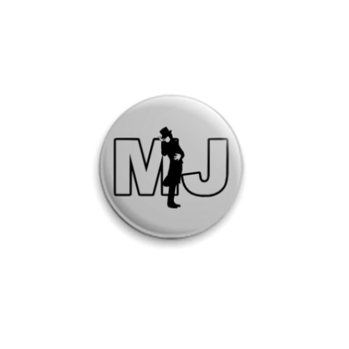 Значок 25мм  'Letters&Man'
