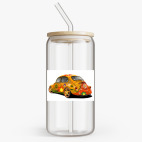 Банка с бамбуковой крышкой