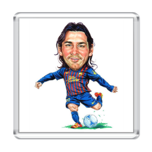 Магнит с принтом Лионель Месси