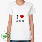 Женская футболка органик