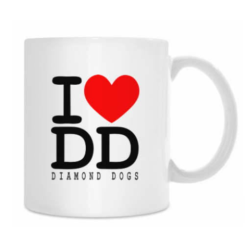 Кружка I Love Diamond Dogs