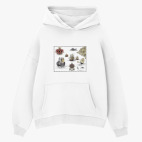 Толстовка худи оверсайз