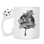 Кружка с футбольным мячиком