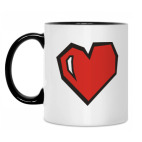 Кружка двухцветная