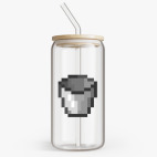 Банка с бамбуковой крышкой