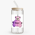 Банка с бамбуковой крышкой