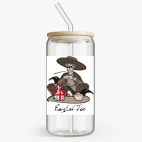 Банка с бамбуковой крышкой