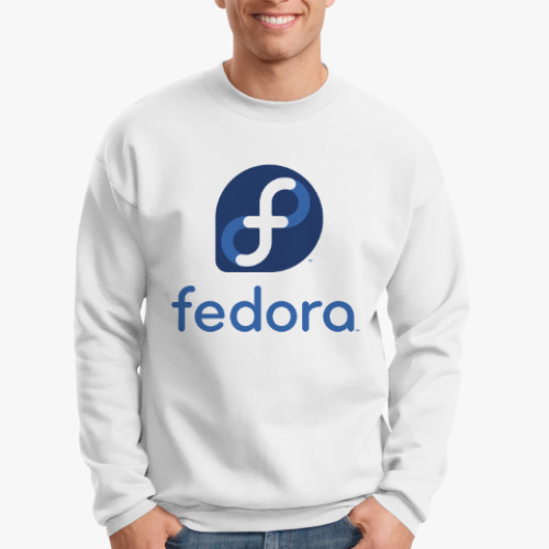 Свитшот с принтом Fedora