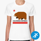 Женская спортивная футболка