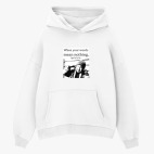 Толстовка худи оверсайз