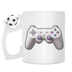 Кружка с футбольным мячиком