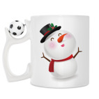 Кружка с футбольным мячиком