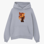 Толстовка худи оверсайз