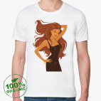 Мужская футболка органик