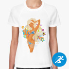 Женская спортивная футболка