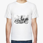 Классическая футболка Мотоцикл