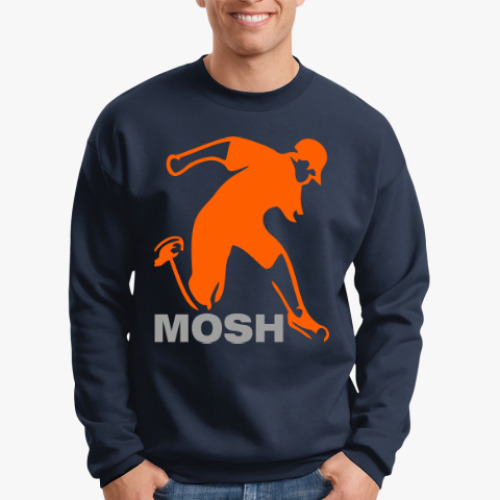 Свитшот с принтом Mosh