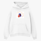 Толстовка худи оверсайз