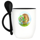 Кружка с ложкой