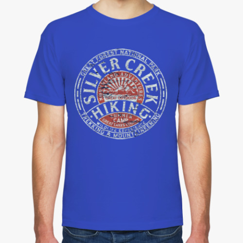 Футболка с принтом Silver Creek