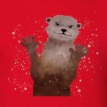 Выдра и брызги