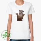 Женская футболка органик