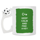 Кружка с футбольным мячиком