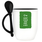 Кружка с ложкой