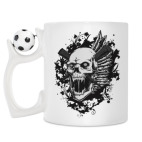 Кружка с футбольным мячиком