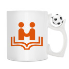 Кружка с футбольным мячиком