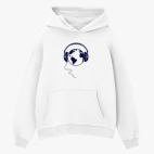 Толстовка худи оверсайз