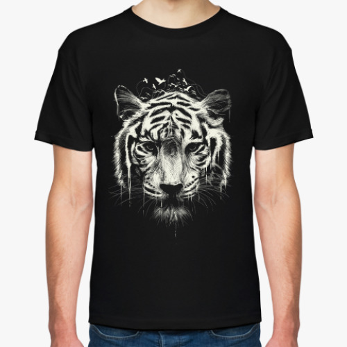Футболка с принтом Тигр