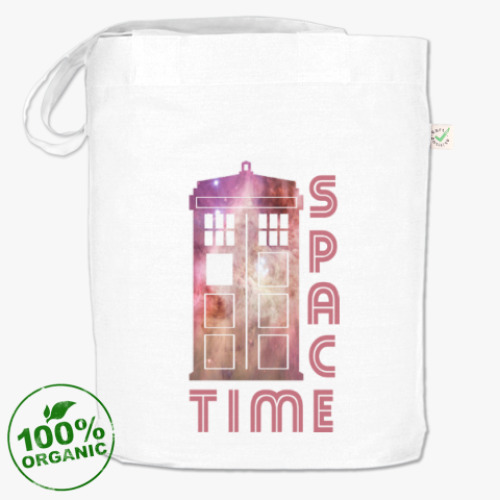 Сумка шоппер с принтом ТАРДИС