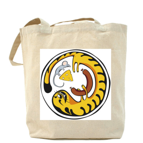 Сумка шоппер с принтом Friendship