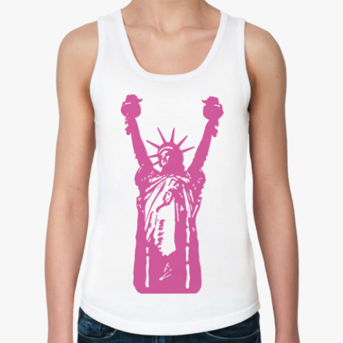Женская майка с принтом  Symbols  /  Freedom