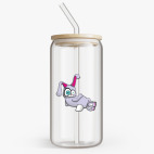 Банка с бамбуковой крышкой