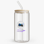 Банка с бамбуковой крышкой