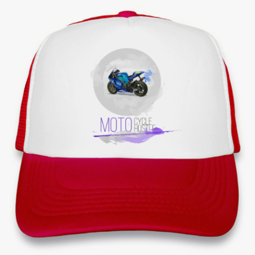 Кепка-тракер с принтом MOTO cycle hustle