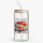 Банка с бамбуковой крышкой